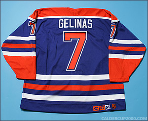 1992-1993 game worn Martin Gelinas Edmonton Oilers jersey