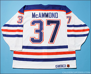 1993-1994 game worn Dean McAmmond Edmonton Oilers jersey