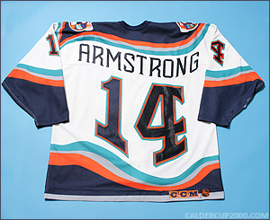 1996-1997 game worn Derek Armstrong New York Islanders jersey