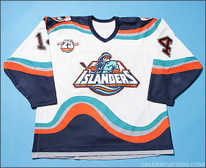 1996-1997 game worn Derek Armstrong New York Islanders jersey