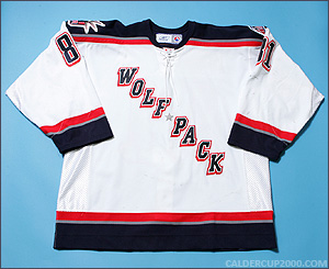 2005-2006 game worn Fedor Fedorov Hartford Wolf Pack jersey