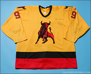 1990-1991 game worn Brent Gretzky Belleville Bulls jersey