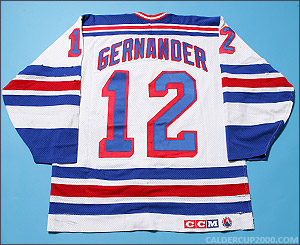 1994-1995 game worn Ken Gernander Binghamton Rangers jersey