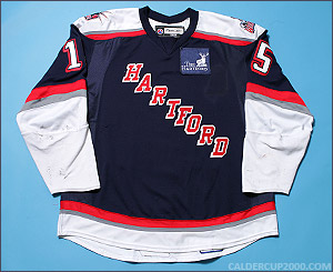 2007-2008 game worn Greg Moore Hartford Wolf Pack jersey