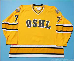 2004-2005 game worn Derek Armstrong OSHL Boston jersey