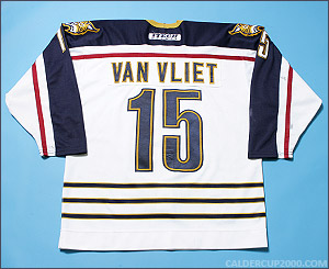 2005-2006 game worn Mark Van Vliet Quinnipiac Bobcats jersey
