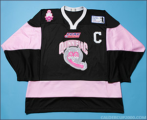 2008-2009 game worn Dan Henningson Quinnipiac Bobcats jersey