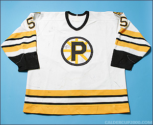 1992-1993 game worn Chris Winnes Providence Bruins jersey