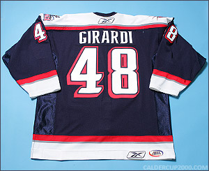 2005-2006 game worn Daniel Girardi Hartford Wolf Pack jersey