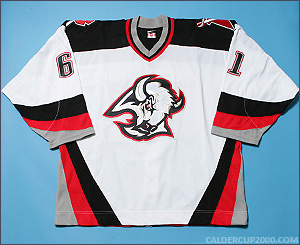 2005-2006 game worn Maxim Afinogenov Buffalo Sabres jersey