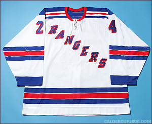 2005-2006 game worn Maxim Kondratiev New York Rangers jersey