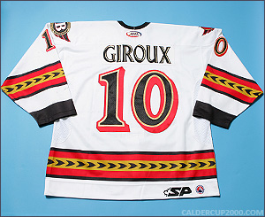 2003-2004 game worn Alexandre Giroux Binghamton Senators jersey