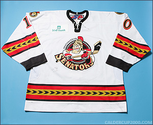 2003-2004 game worn Alexandre Giroux Binghamton Senators jersey