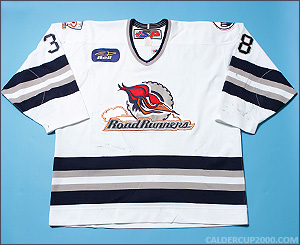 2004-2005 game worn Mike Bishai Edmonton RoadRunners jersey