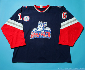 1997-1998 game worn Daniel Goneau Hartford Wolf Pack jersey