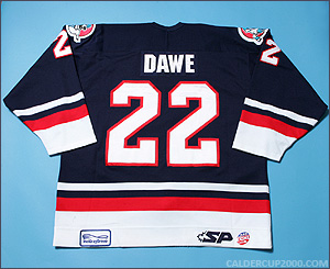 2004-2005 game worn Jason Dawe Charlotte Checkers jersey
