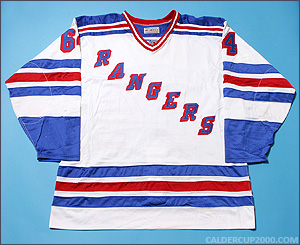 1998-2000 game worn Brad Smyth New York Rangers jersey
