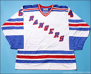 1998-2000 game worn Todd Hall New York Rangers jersey