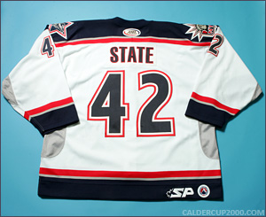 2003-2004 game worn Jeff State Hartford Wolf Pack jersey