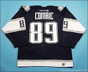 2002-2003 game worn Mike Comrie Edmonton Oilers jersey