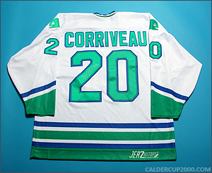 2011 game worn Yvon Corriveau Hartford Whalers jersey