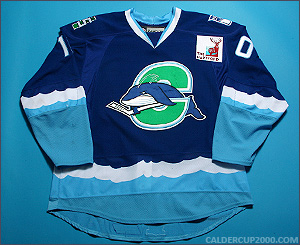 2010-2011 game worn Jason Williams Connecticut Whale jersey