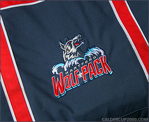 2010-2011 game worn Mats Zuccarello Hartford Wolf Pack jersey