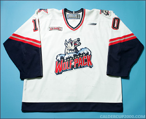 1999-2000 game worn Alexandre Daigle Hartford Wolf Pack jersey