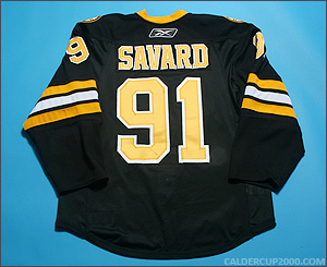 2008-2009 game worn Marc Savard Boston Bruins jersey