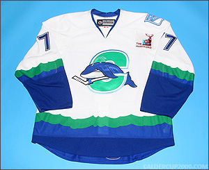 2011-2012 game worn Lee Baldwin Connecticut Whale jersey