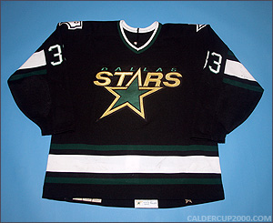 1998-1999 game worn Doug Lidster Dallas Stars jersey