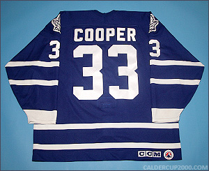 1996-1997 game worn David Cooper St. John