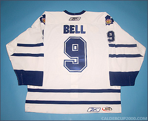 2005-2006 game worn Brendan Bell Toronto Marlies jersey