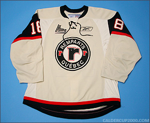 2010-2011 game worn Jonathan Audy-Marchessault Quebec Remparts jersey