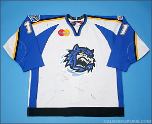 2002-2003 game worn Mattias Weinhandl Bridgeport Sound Tigers jersey