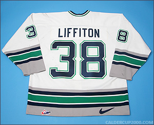 2002-2003 game worn Dave Liffiton Plymouth Whalers jersey