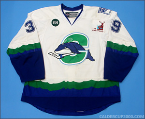 2012-2013 game worn Logan Pyett Connecticut Whale jersey