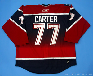 2005-2006 game worn Anson Carter Vancouver Canucks jersey