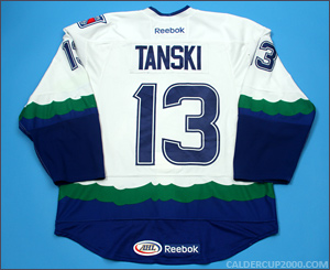 2011-2012 game worn Scott Tanski Connecticut Whale jersey