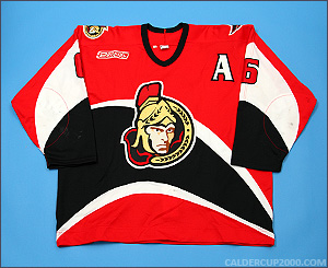 1999-2000 game worn Wade Redden Ottawa Senators jersey