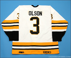 1995-1996 game worn Erik Olson Kingston Frontenacs jersey