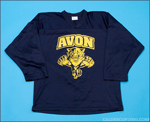 2013-2014 game worn Duncan Rutsch Avon Panthers jersey