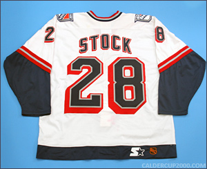 1998-1999 game worn P.J. Stock New York Rangers jersey