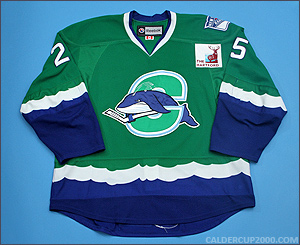 2011-2012 game worn Pavel Valentenko Connecticut Whale jersey