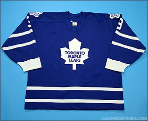1994-1995 game worn Grant Jennings Toronto Maple Leafs jersey