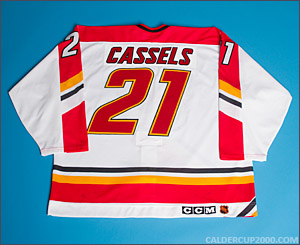 1998-1999 game worn Andrew Cassels Calgary Flames jersey