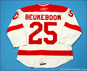 2010-2011 game worn Brock Beukeboom Sault Ste. Marie Greyhounds jersey