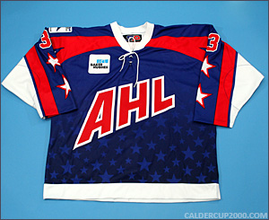 2002 game worn Mike Mottau PlanetUSA AHL All Stars jersey