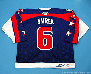 2001 game worn Peter Smrek PlanetUSA AHL All Stars jersey