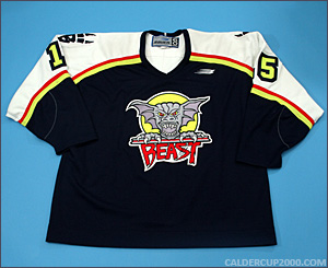 1998-1999 game worn Chad Cabana Beast of New Haven jersey